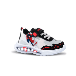 Zapatillas Footy Spiderman Linea Pro Bla. Niños