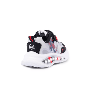 Zapatillas Footy Spiderman Linea Pro Bla. Niños