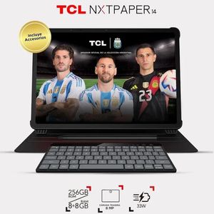 Tablet TCL NXTPAPER 14 14.3" 8gb 256gb + Accesorios