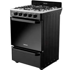 Cocina Drean 56Cm Negra Multigas Con Encendido Cd5603An0