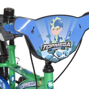 Bici Infantil R16 TopMega SpeedMike Verde Azul 13078
