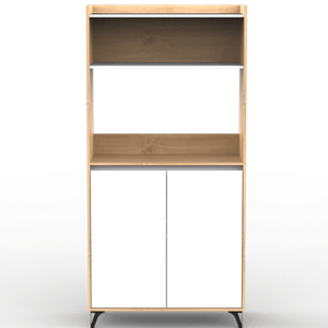 Mueble Auxiliar de Cocina Blanco Roble Kendal Auc900-Rk