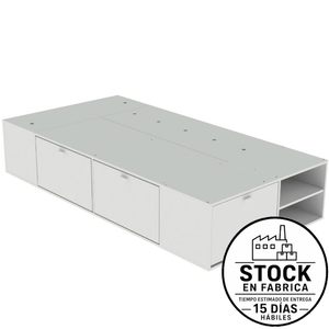 Box Benethon 100x200 cm Tono Blanco 57029