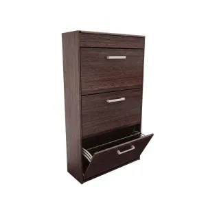 Zapatero 3 Puertas 1 Cajon Tono WENGUE 239