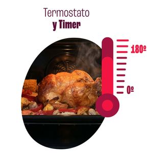 Horno Longvie De Empotrar A Gas Acero Inox. H6900Xt