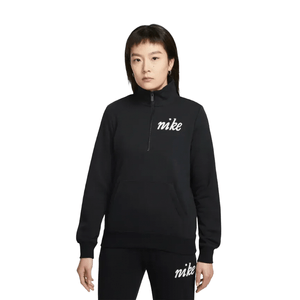 Buzo Nike Sportswear 1/2 Cierre Neg. Mujer