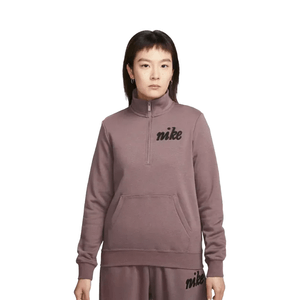 Buzo Nike Sportswear 1/2 Cierre Vio. Mujer