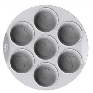 Molde de Silicona Disney Home Muffin Gris 6 Cavidades MSAFMFDHP