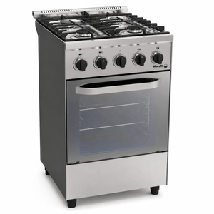 Cocina Morelli 55Cm Presenza Espejada Acero Inox.