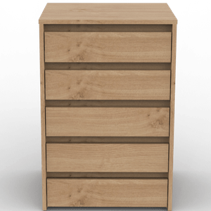 Cajonera de 5 Cajones Tono Roble Kendal Cpd5C-Rk