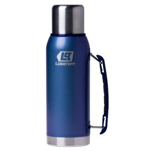 Termo Lusqtoff 1L Manija y pico Cebador Azul