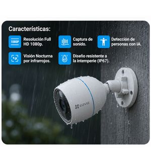 Camara Ezviz Exterior WI-FI H3C
